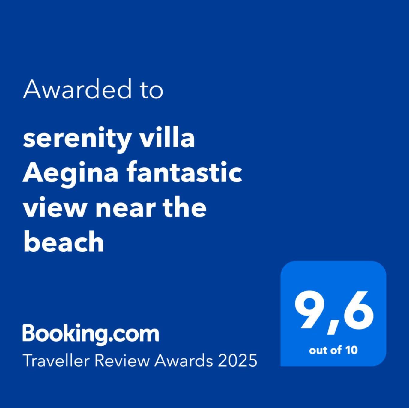 Serenity Villa Aegina Fantastic View Near The Beach Εξωτερικό φωτογραφία